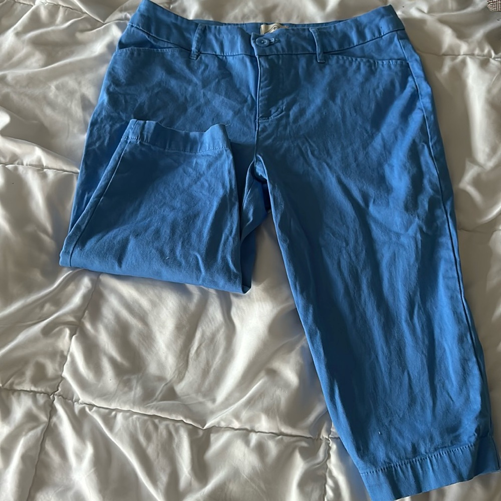 Blue saint John’s Bay capri pants